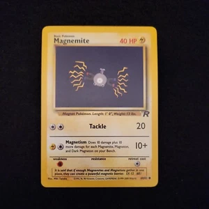 Pokémon TCG Magnemite Team Rocket 60 Regular Unlimited Common - Picture 1 of 5