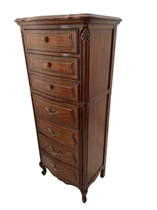 Vintage Drexel Heritage Lingerie dresser Chest Seven Drawers French Country - Picture 1 of 10