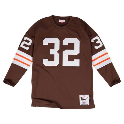 Jim Brown Mitchell And Ness Jersey Size 52 Cover