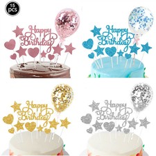 15PC Cake Strip Top Hat Baking Accessories Star Love Shape Birthday Party Decor