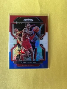 2021-22 Panini Prizm John Collins RED WHITE BLUE #49 Parallel 1 - Picture 1 of 3
