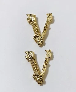 Versace VE 4383 Golden Replacement Temple Icon Logo Genuine New Limited - Picture 1 of 11