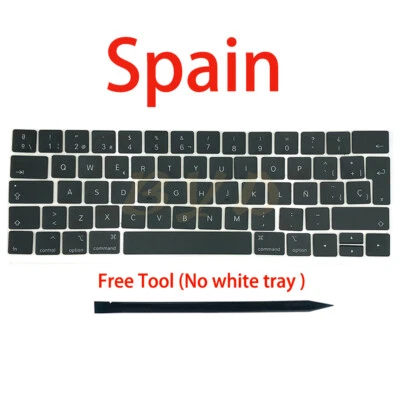 New For Macbook Pro Retina 13" 15" A1706 A1707 Spanish Keys Keycaps 2016 2017 - Image 1 of 4