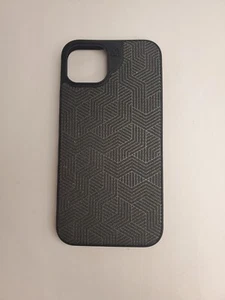 ZAGG London Snap Stylish Fabric MagSafe Case for iPhone 15 14 Plus - Black - Picture 1 of 2