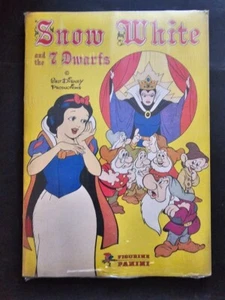 ALBUM PANINI SEALED/SIGILLATO + SET COMPLETO FIGURINE SNOW WHITE AND 7 DWARFS - Foto 1 di 2