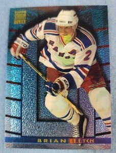 1994-95 Topps Stadium Club Finest Insert #7 Brian Leetch New York Rangers