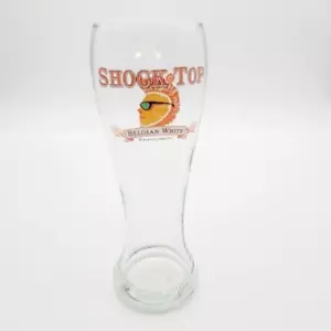 Shock Top Beer Glass 16oz Pilsner Mancave Barware Pub Bar - Picture 1 of 4