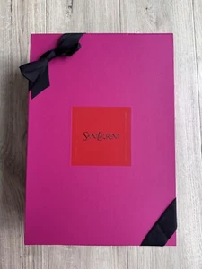 YSL Saint Laurent - Original - Box Aufbewahrung - Schachtel Fuchsia Pink Rot - Bild 1 von 16