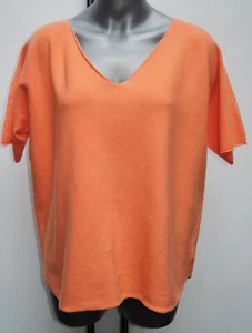 STYLISHER KASTENPULLI PULLOVER 1/2 ARM SHIRT PULLI V AUSSCHNITT MANDARIN ORANGE - Bild 1 von 4