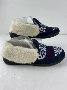 Clarks Damen 9 Hausschuhe Kunstfell gefüttert Hausschuhe Slipper Komfortschuh - Bild 1 von 6