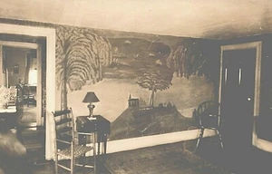 Rppc PORTSMOUTH NEW HAMPSHIRE, Mural Interior, Historia Arquitectónica, FOTO REAL - Imagen 1 de 2