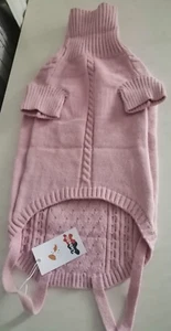 Rollkragenpullover für Hunde in rosa von Liebedd - Bild 1 von 3
