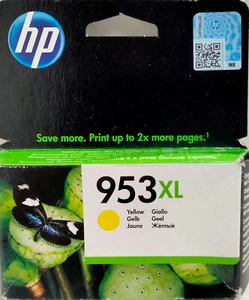 HP 953XL Yellow, Original F6U18AE BGX, Genuine Ink Cartridge, 953 XL, OVP - Gelb - Afbeelding 1 van 4