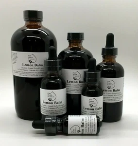 Lemon Balm Tincture, Extract, Melissa Officinalis, Sleep Aid, Stress, Digestion - Picture 1 of 2