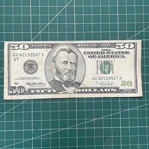 Estados Unidos, Billete de 50 Dolares de 1996 Ulysses S. Grant serie Ag Chicago - Picture 1 of 3