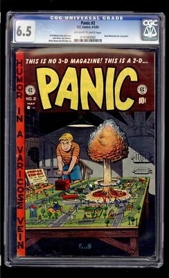 Panic #2 1954 CGC 6.5 FN+ OW/W High Definition Scans** - Image 1 of 2