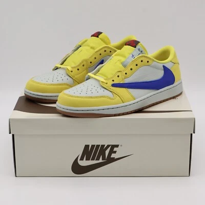 Travis Scott Nike Air Jordan 1 Retro Low OG Canary DZ4137-700