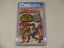 AVENGERS 10 CGC 3.5 OFF-WHITE TO WHITE PAGES (1ST IMMORTUS)