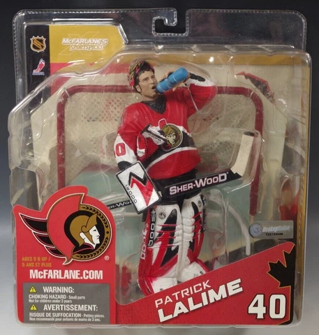 McFARLANE PATRICK LALIME OTTAWA SENATORS SERIES 8 FIGURE HOCKEY NHL MIB Cover