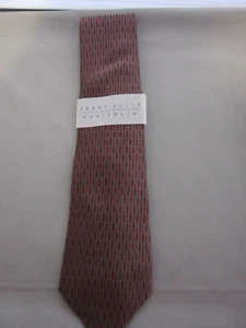 Perry Ellis Portfolio Men's Classic Silk Necktie Neck Tie New with Tags 56" Long - Picture 1 of 6