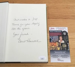 Ernie Harwell Tigres de Detroit Radio TV Firmado Autógrafo Diamante Gemas Libro Certificado de Autenticidad JSA - Imagen 1 de 4
