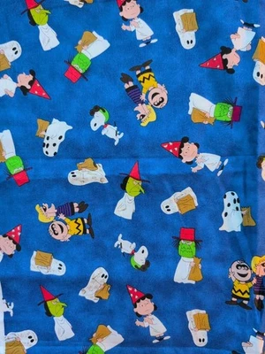 3/4 Yard Peanuts/Snoopy Halloween Fabric from Quilting Treasures 2012 - Image 1 of 3