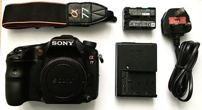 Sony Alpha A77 SLT-A77V 24.3MP Digital SLT Camera - Image 1 of 4