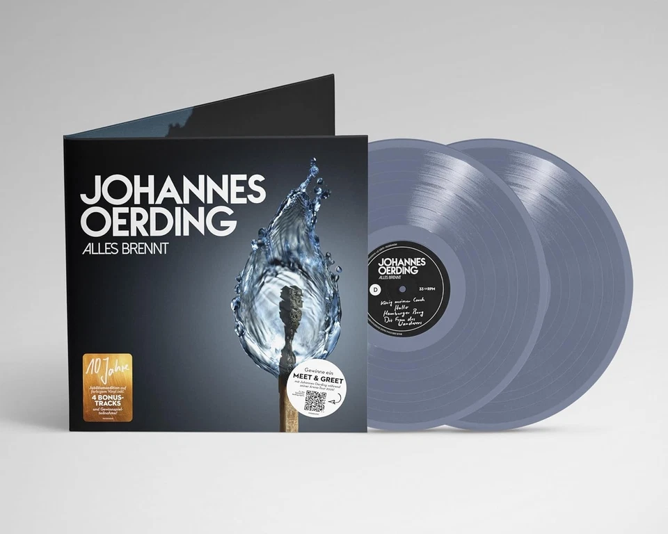 Johannes Oerding | Alles Brennt | Limited Colored Vinyl LP 2025 | Neu OVP - Bild 1 von 1