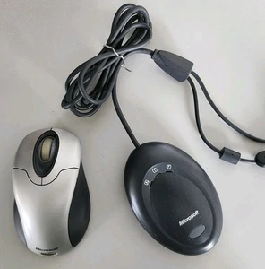 Microsoft Wireless Optical Mouse 2.0 Model 1008 Silver W/ Receiver - Afbeelding 1 van 9