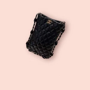 CHANEL Beauty Black Mini Cross Bag Cosmetics Makeup gift - Picture 1 of 9