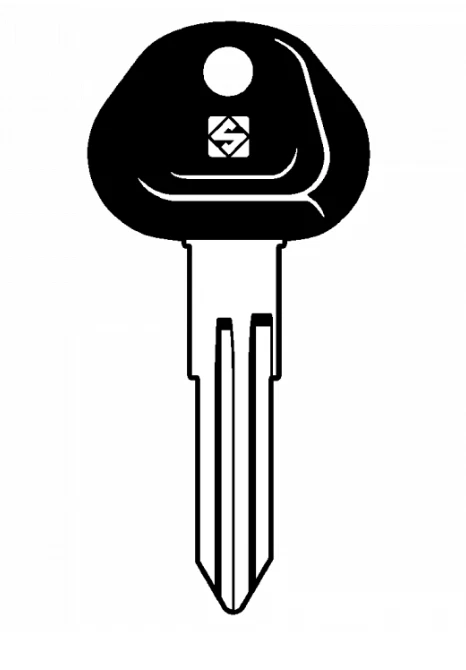 Classic Car key -Nissan / Subaru (Silca DAT12P) - Uncut Key Blank - Image 1 of 1