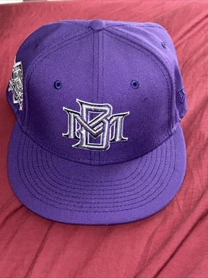 Gorra MLB Milwaukee Brewers New Era/59FIFTY 25 Aniversario Talla 7 1/4 Púrpura Foto 1 de 4