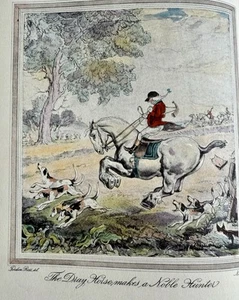 1787 Horsemen Instructions (1929) Cantering Gallop Horse Plates Caricatures Art - Foto 1 di 13