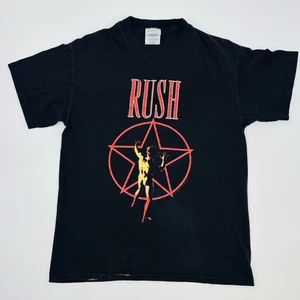 Y2K Vintage Rush 2004 Starman Hugh Syme Concert Tour Band T Shirt Tee Medium - Picture 1 of 8