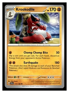 Pokemon SV01: Scarlet & Violet Base Set Krookodile #117/198 Uncommon - Picture 1 of 2
