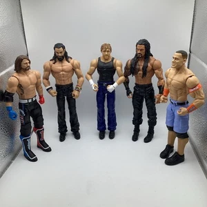 WWE Elite Action Figures Lot Of 5 Cena Styles Elise Ambrose Reigns 2013-2017 - Imagen 1 de 13