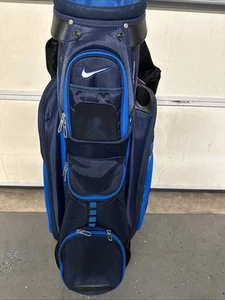 Nike 14 Divider Golf Cart Bag With Rain Cover Lots Of Pockets! - Picture 1 of 14