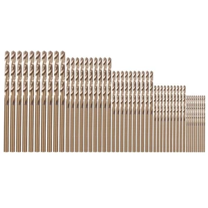 50-teiliges Drillforce Tools M35 Bohrer-Set, HSS-CO Bohrer-Set 1-3 mm, For3583 - Bild 1 von 5