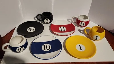 Sonoma Diversión y Juegos Platos de Pelota de Piscina, Tazas/Tazas 1, 8, 10, 11 Plato de Merienda COOL Foto 1 de 4