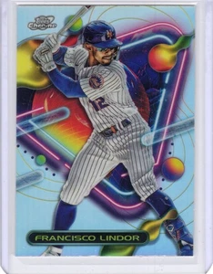 Francisco Lindor-2023 Topps Chrome Cosmic REFRACTOR #81 Mets - Picture 1 of 2