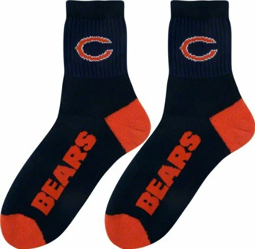 ¡NUEVO! Calcetines de cuarto grandes 501 de los Chicago Bears NFL Team Colors para hombre talla 10-13 Foto 1 de 1