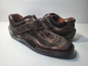 Donald J Pliner Sport DOTARE Women's Brown Italian Loafers Tennis Shoes - Sz 9N - Picture 1 of 8