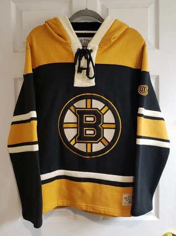 NHL Boston Bruins old time Hockey cotton hoodie Milan Lucic # 17 men's S Cover
