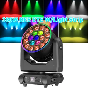 Luz de cabeza móvil haz LED ojo de abeja RGBW 19x20W zoom lavado escenario luz espectáculo fiesta - Imagen 1 de 16