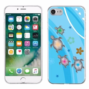 For Apple iPhone 8 Slim-Fit TPU Gel Protector Phone Case - Happy Turtle - Picture 1 of 3