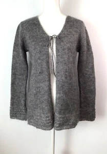 Vintage Boho Mohair Blend Open Front Cardigan - Picture 1 of 9