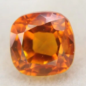 6+ Ct Cushion Cut Loose Gemstones Certified Orange Natural Garnet Spessartite - Picture 1 of 5