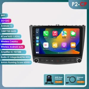 Radio estéreo para automóvil Apple CarPlay GPS BT para Lexus IS250 IS350 2006-2012 Android 13 - Imagen 1 de 24