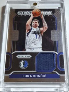 2021 Prizm Luka Doncic #PATCH Game Worn Jersey Swatch - Ready for Grading - Bild 1 von 3