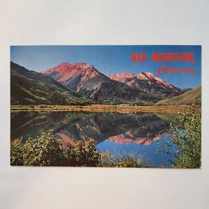 Vintage Red Mountain Colorado Postcard By Petley Studios S-1185-5 Landscape - Picture 1 of 2
